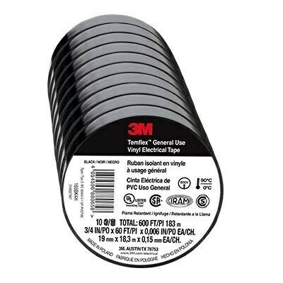 Tennier - 3M Temflex General Use Vinyl Electrical Tape