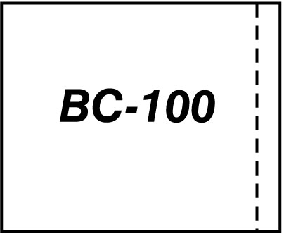 Tennier - Clear Packing List Envelopes