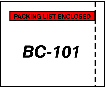 Tennier - Printed Packing List Envelopes