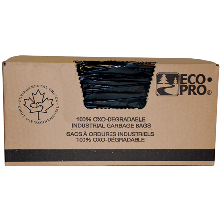 Tennier - EcoPro® Low Density Garbage Bag - 24 x 22, Utility, Black