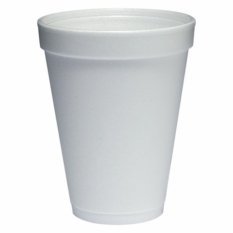 Tennier - Plain 10 oz. Foam Cup