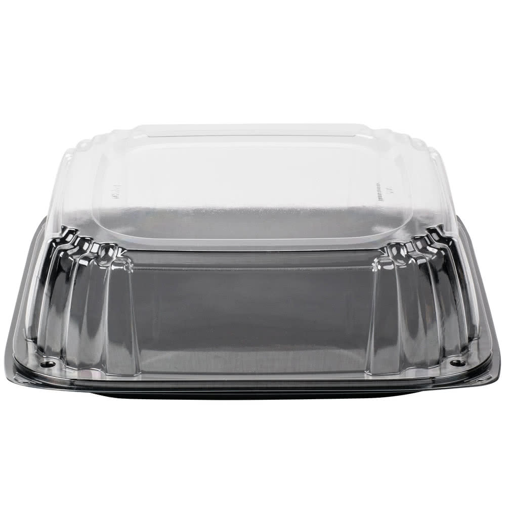 Tennier - Square Platter with 3" Clear Dome Lid