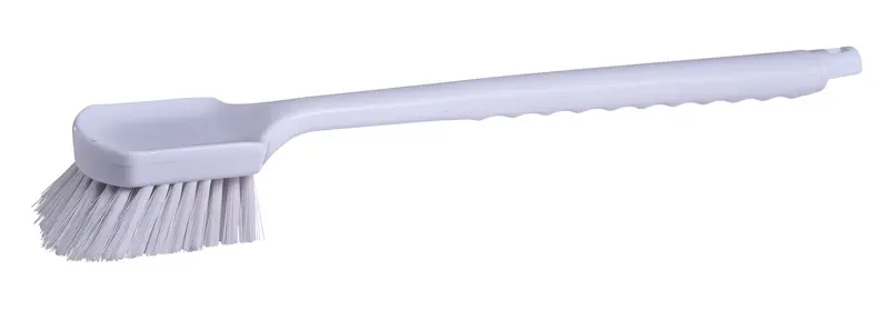 Tennier - 20" Long Handle Pot Brush White