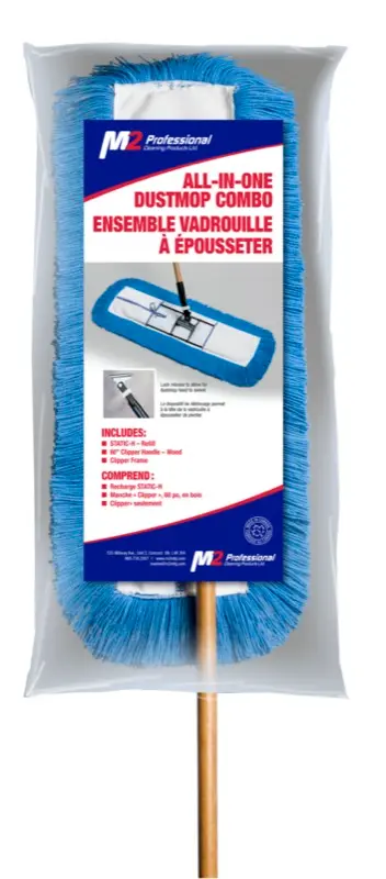 Tennier - All In One Dust Mop Combo -18" BLUE