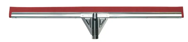 Tennier - 22" Heavy-Duty Chemical Resistant Metal Moss Squeegee - Red