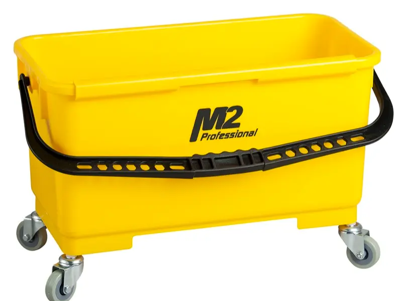 Tennier - Window Cleaning Bucket with Wheels - Yellow