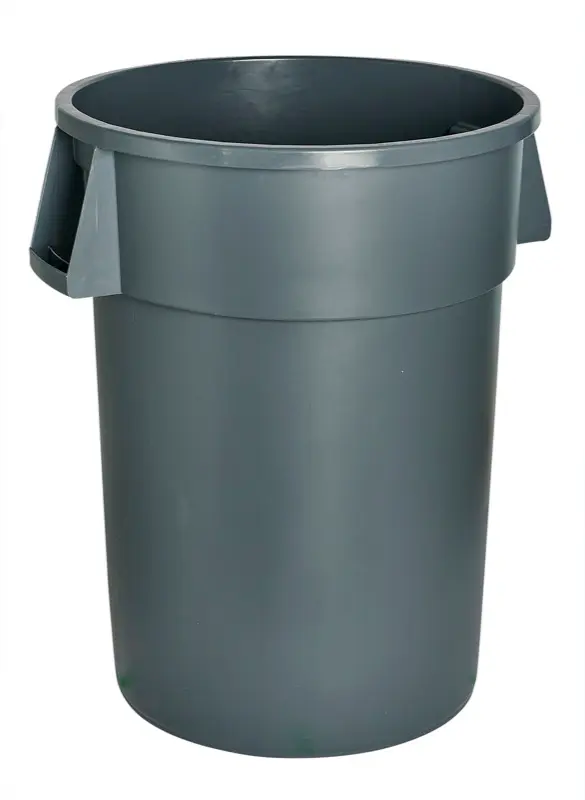 Tennier - 44 Gallon Garbage Container - Grey Heavy Duty