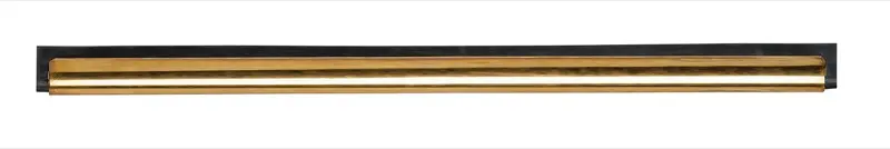 Tennier - 12" Brass Window Squeegee Channel with Rubber