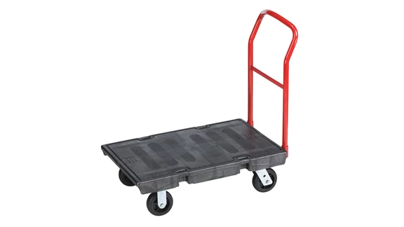 Tennier - Heavy Duty Platform Truck, 24" X 36" with 6" TPR Casters