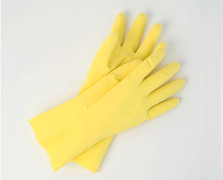 Tennier - Household Yellow Rubber Gloves - Large