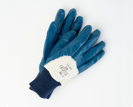 Tennier - ¾ Lite-Coated Nitrile Glove, Knit Wrist - Sz 10