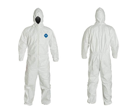 Tennier - TYVEK® Hooded Coverall with Elastic Wrist and Ankle 2XL