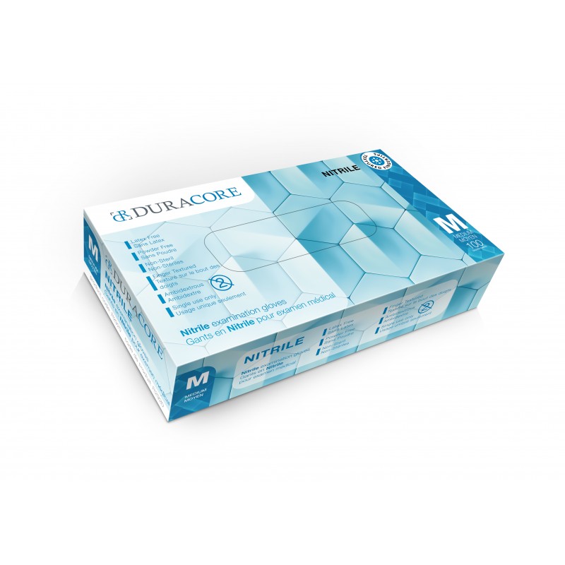 Tennier - Featured Product - Blue 4.0 mil Disposable Nitrile Gloves - Medium