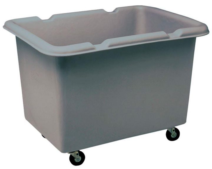 Tennier - 14 Bu. Regular Utility Starcart, Grey with Corner Casters