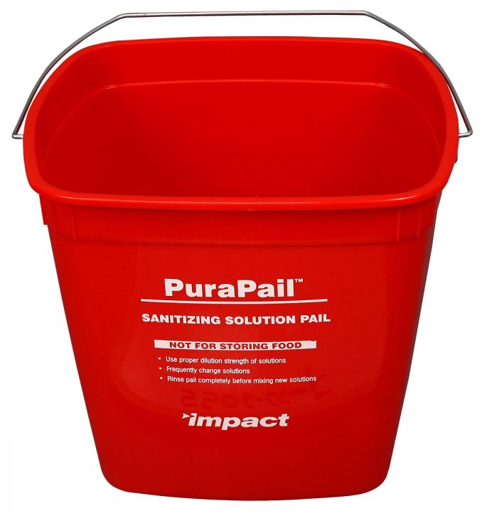 Tennier - 6 Quart Utility Pail - Red