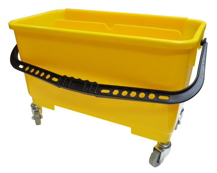 Tennier - 6 US Gallon Utility Bucket with Hanging Sieve - Yellow