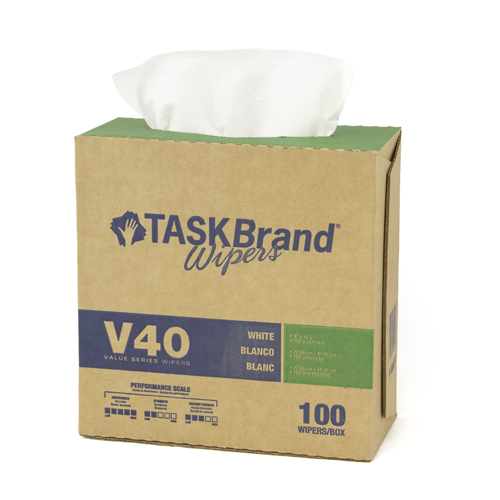 Tennier - 9" X 16.5" TaskBrand V40 HW DRC, Interfold Wiper