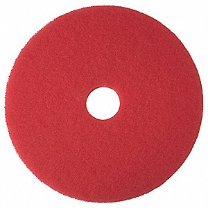 Tennier - 11" Red  Floor Pad - Buffing and Light Duty