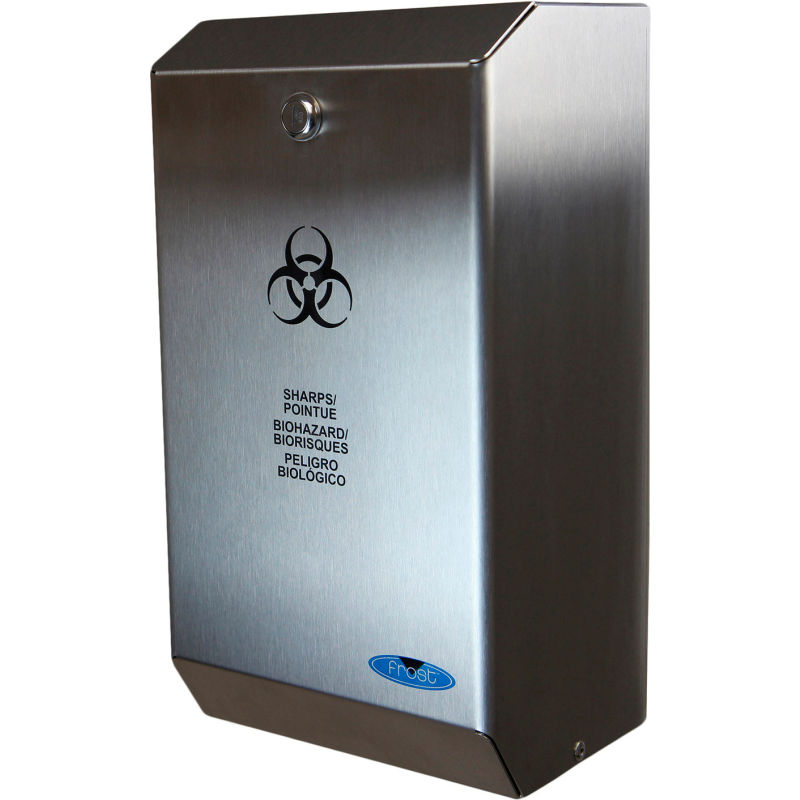 Tennier - BioMedical Sharps Disposal Wall Mounted Stainless Steel