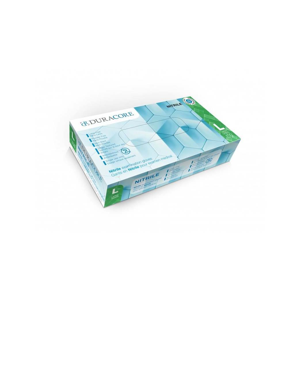 Tennier - Featured Product - Blue 4.0 mil Disposable Nitrile Gloves - Large