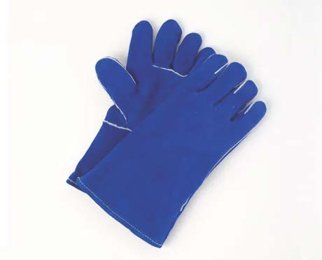 Tennier - Premium Blue Split Leather Welders Gloves