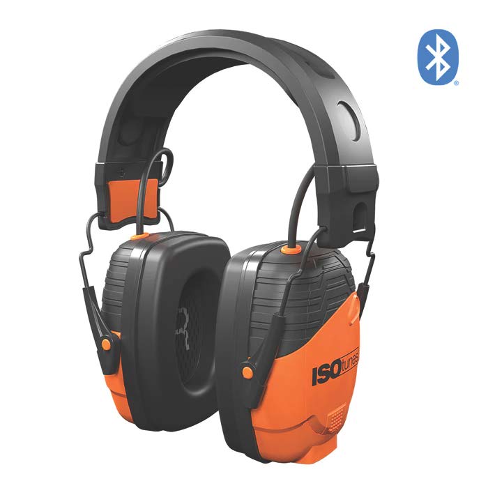 Tennier - ISOTUNES LINK 2.0 Bluetooth Earmuffs - Safety Orange