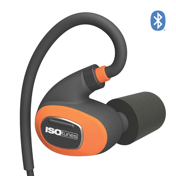 Tennier - ISOTUNES PRO 2.0 Bluetooth Earbuds - Safety Orange