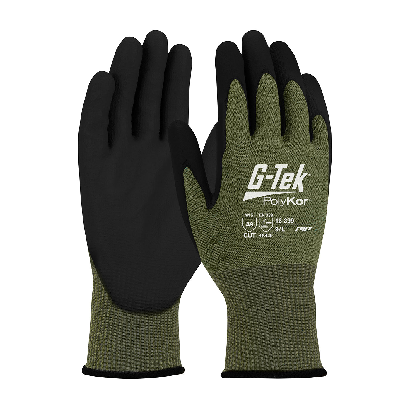 Tennier - X7™ Blended Glove with NeoFoam® Coated MicroSurface Grip on Palm & Fingers - Touchscreen Compatible - Ansi Cut Level 9 - Small