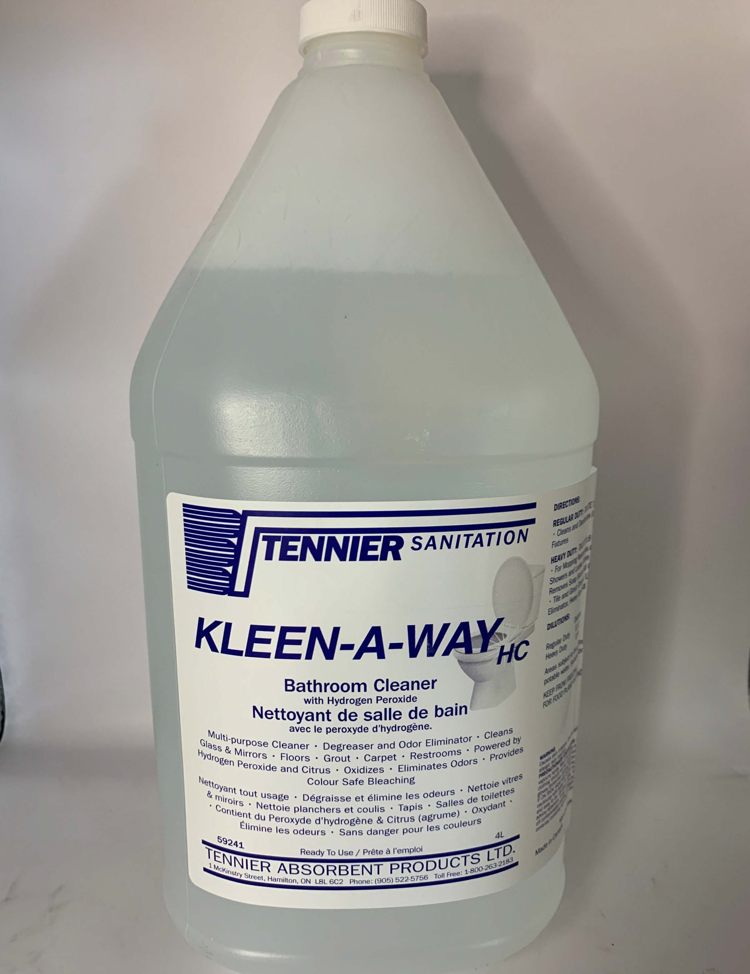 Tennier - Tennier Kleen-A-Way HC Metered Bathroom Cleaner - 4L