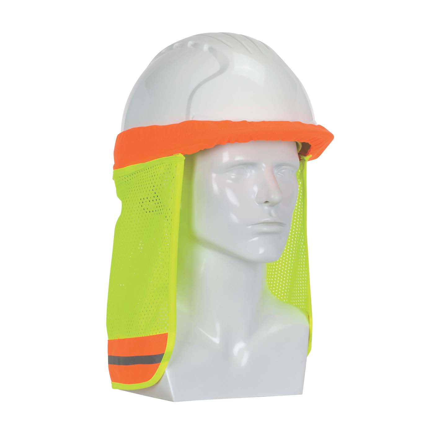 Tennier - FR Treated Hi-Vis Hard Hat Neck Shade - Yellow