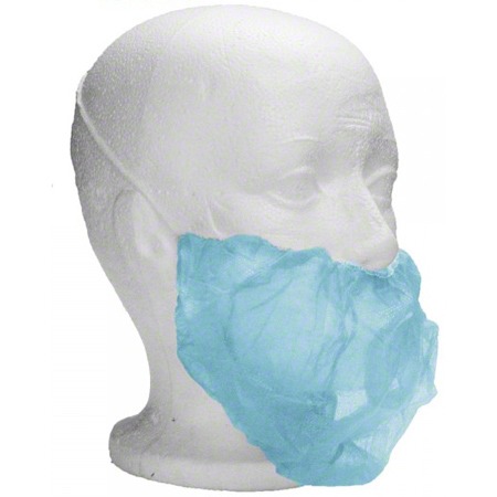 Tennier - Blue Polypropylene Beard Guard 18" 100/pkg