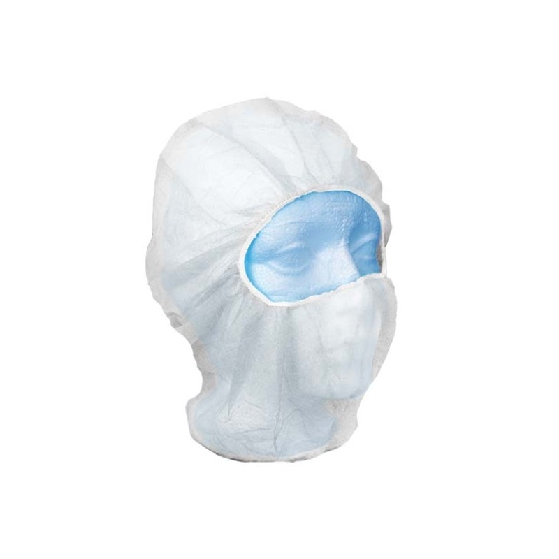 Tennier - White Polypropylene Balaclava 20gsm (L)