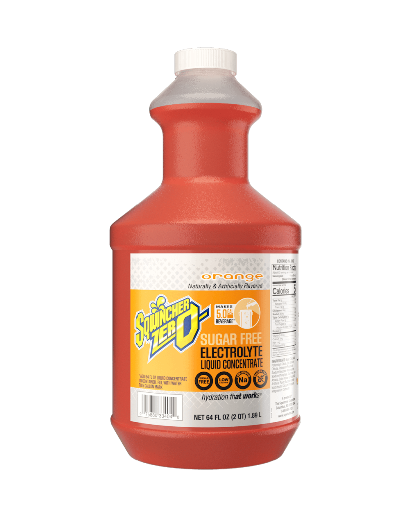 Tennier - Sqwincher® ZERO (no sugar) Liquid Concentrate 64oz - Orange