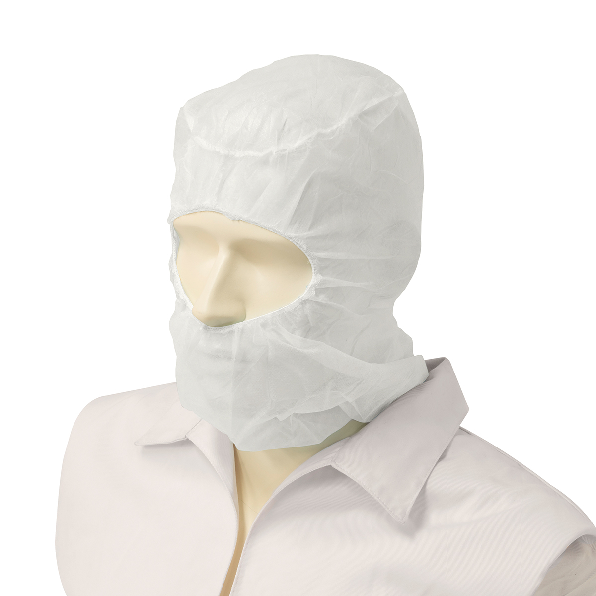 Tennier - White Polypropylene Balaclava One Size 1000 pcs/Case, 100 pcs/Bag