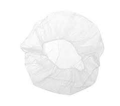Tennier - White 21" Disposable Nylon Net Cap 1000 pcs/Case, 100 pcs/Bag