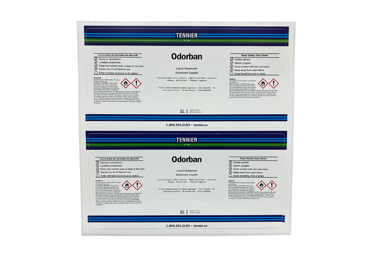 Tennier - Workplace Label - ODORBAN