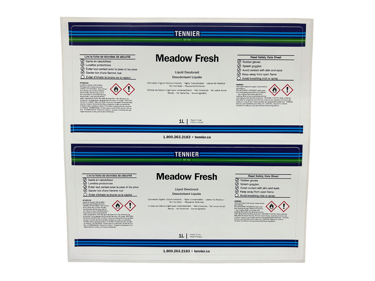 Tennier - Workplace Label - MEADOW FRESH
