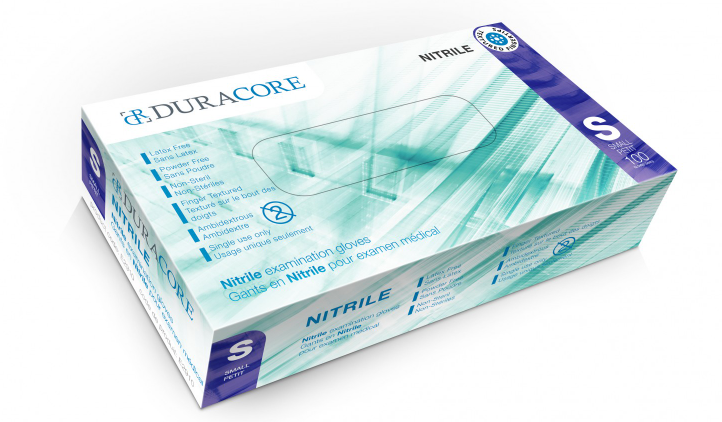 Tennier - Blue Nitrile Disposable Gloves - Small