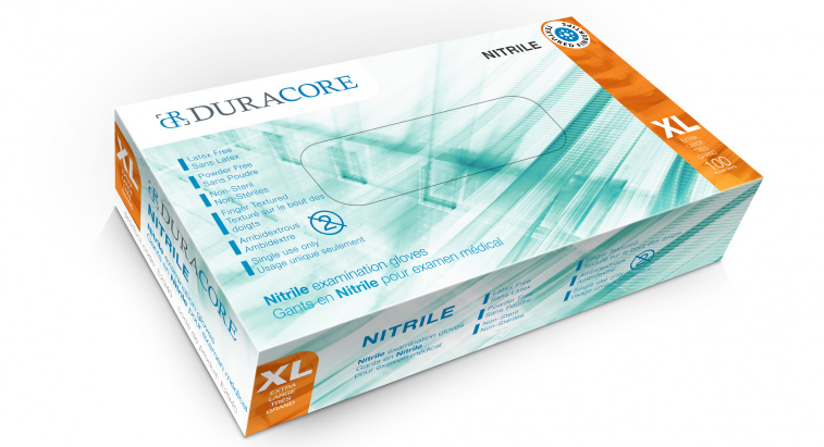 Tennier - Blue Nitrile Disposable Gloves - Extra Large
