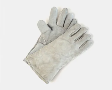Tennier - Economy Grey Split Leather Welders Gloves