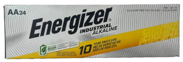 Tennier - Energizer Industrial Battery Package - AA (24/Pkg)