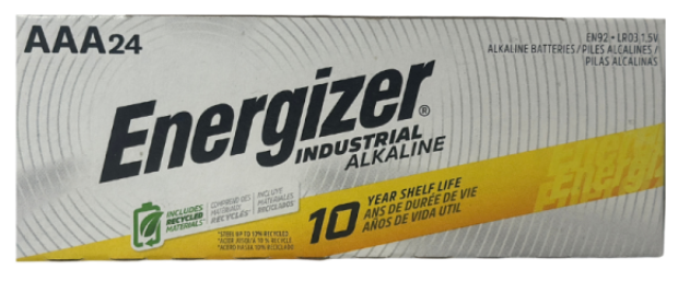 Tennier - Energizer Industrial Battery Package - AAA (24/Pkg)