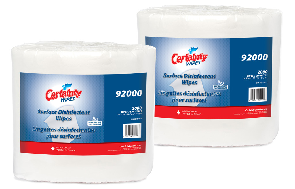 Tennier - Certainty® Disinfectant Wipes Roll (2000 Sheets/Roll)