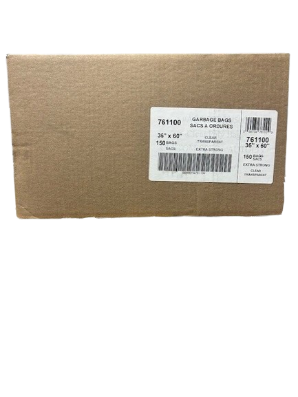 Tennier - 36 x 60 Clear Strong Bags (50/Case)