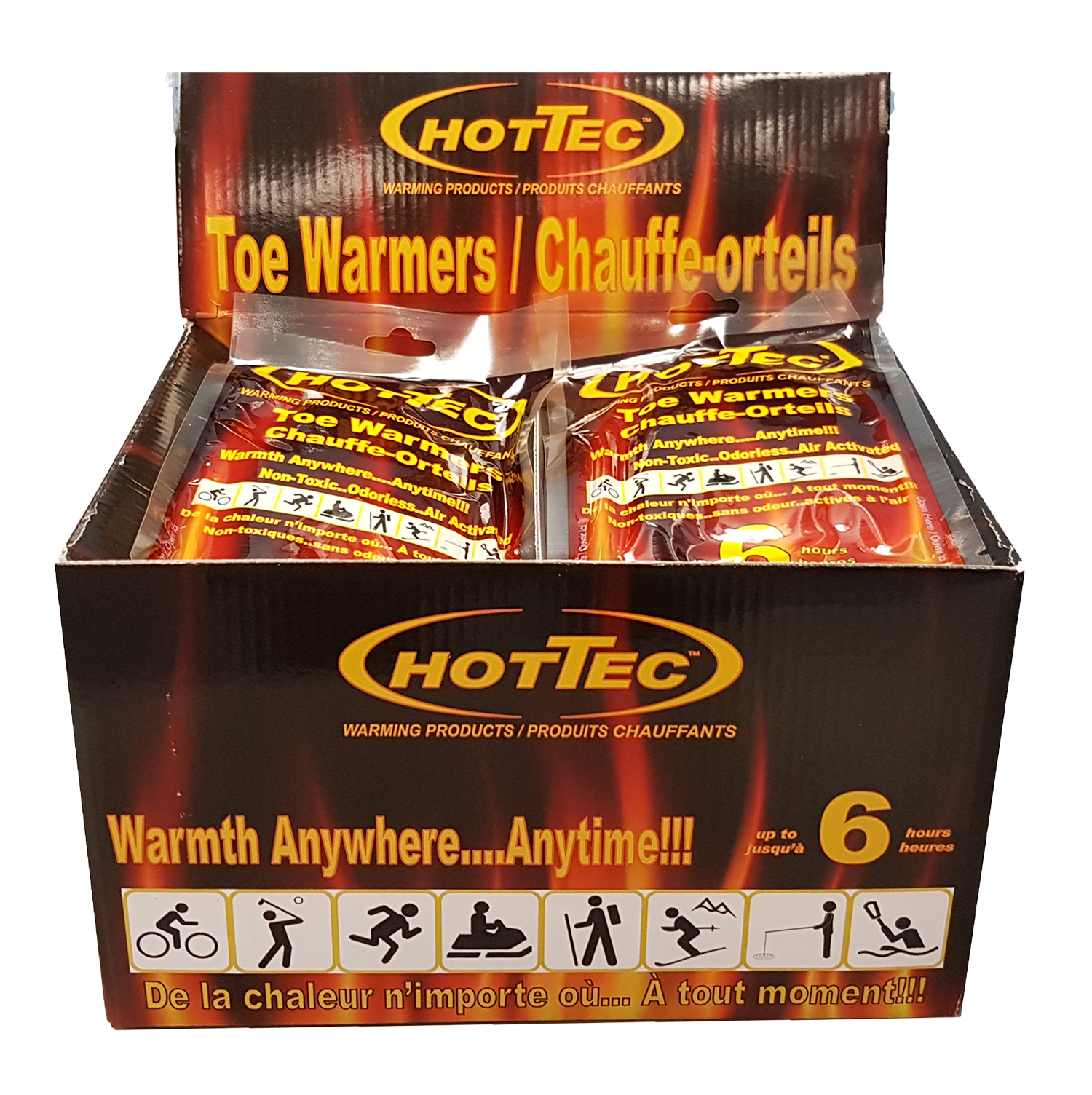 Tennier - Featured Product - HOTTEC® 6 Hour Toe Warmers